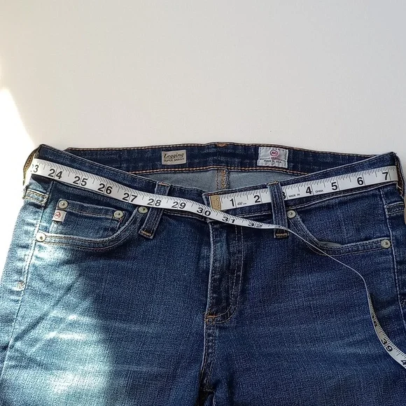 AG The Legging Ankle Super Skinny Low Rise Jean Med Wash Size 28 Y2K Low Waist - Picture 13 of 13